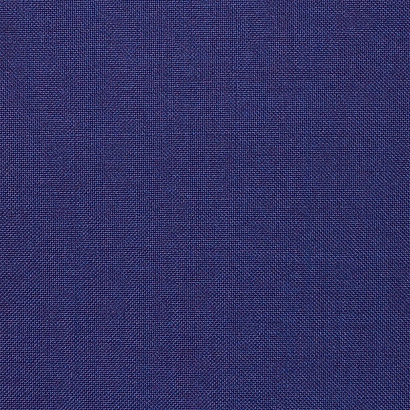 Aubergine Solid Super 100's Wool & Kid Mohair Suiting By Holland & Sherry