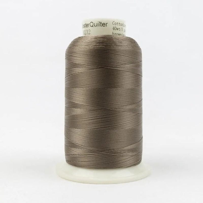 MQ32 - Master Quilter 40wt All Purpose Brown Grey Polyester Thread