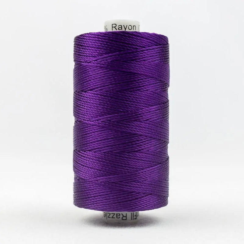 RZ124 - Razzle 8wt Rayon Purple Thread