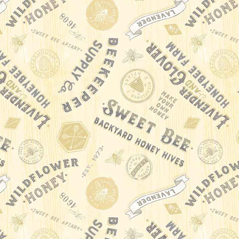 Sweet Honey Bee Titles & Labels Yellow - W115-008-272 - White Owl
