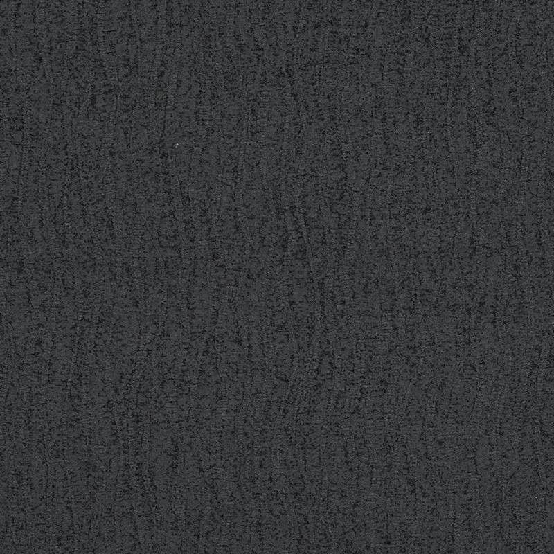 Black Cotton Woven with a Stitched Design and Charcoal Painted Coating