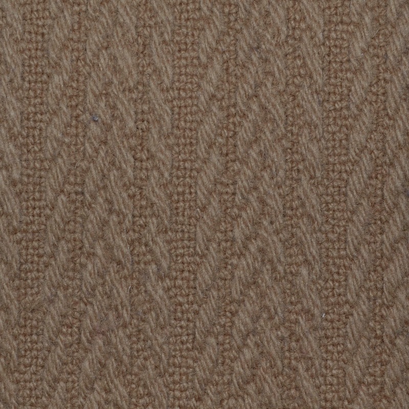 Gold All Wool Wool Cable Knit Jacketing