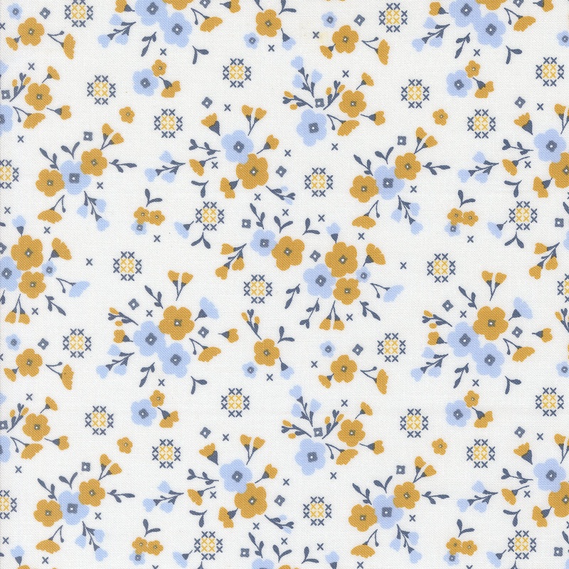 Sun Drenched - Stitched Lullaby - Sweetfire Road - Moda Fabrics - 1/2 yd