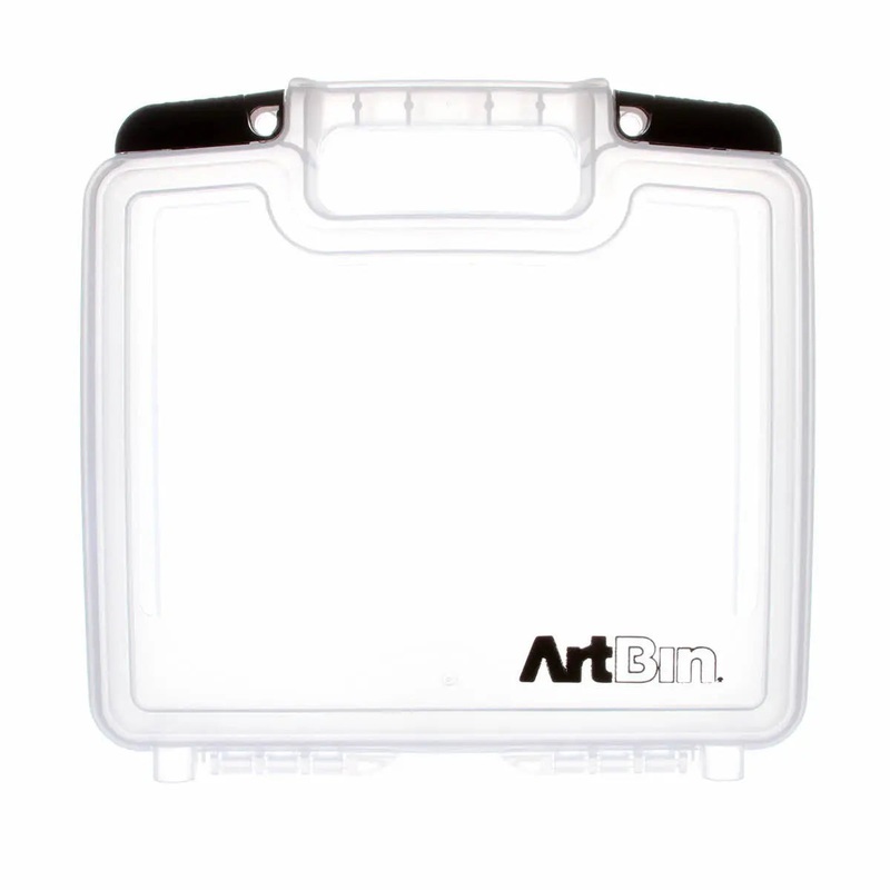 Quick View Case with Matching Latches Clear Translucent Stackable