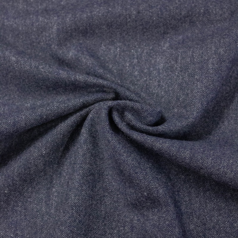 Albin Blue Wool Suiting Fabric Stretch
