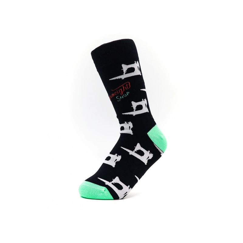 Quilt Socks - White Featherweights