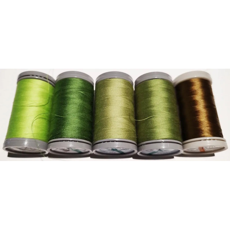 Quilters Select 5 spools (4 60 wt & 1 80 wt) in case volume 4