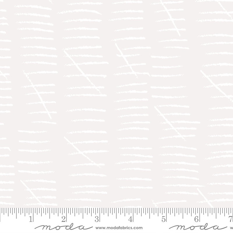 Whispers Collection Cotton Fabric Harsh Marks 33561 White