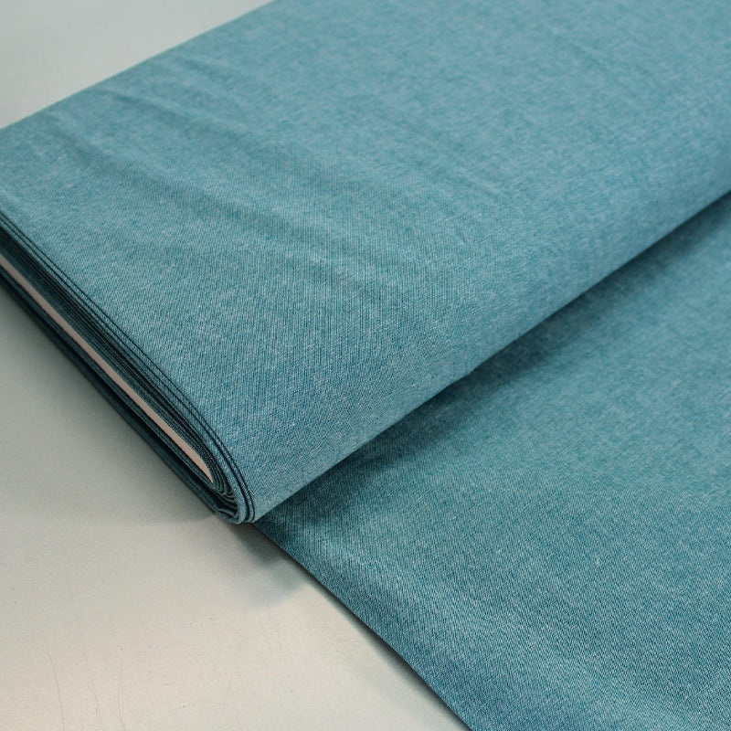 170CM REMNANT Chambray Cotton - Petrol