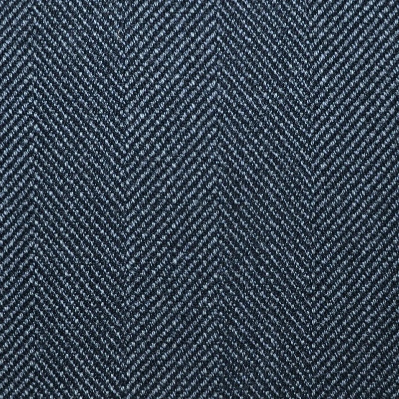 Medium Grey Wide Herringbone All Wool Vintage Twist Suiting
