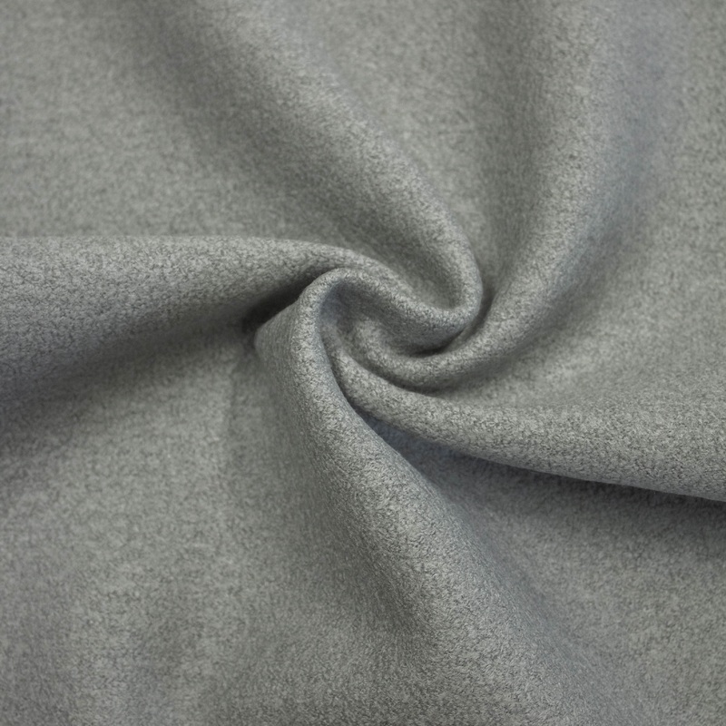 Tuur Sage Grey Boiled Wool Fabric