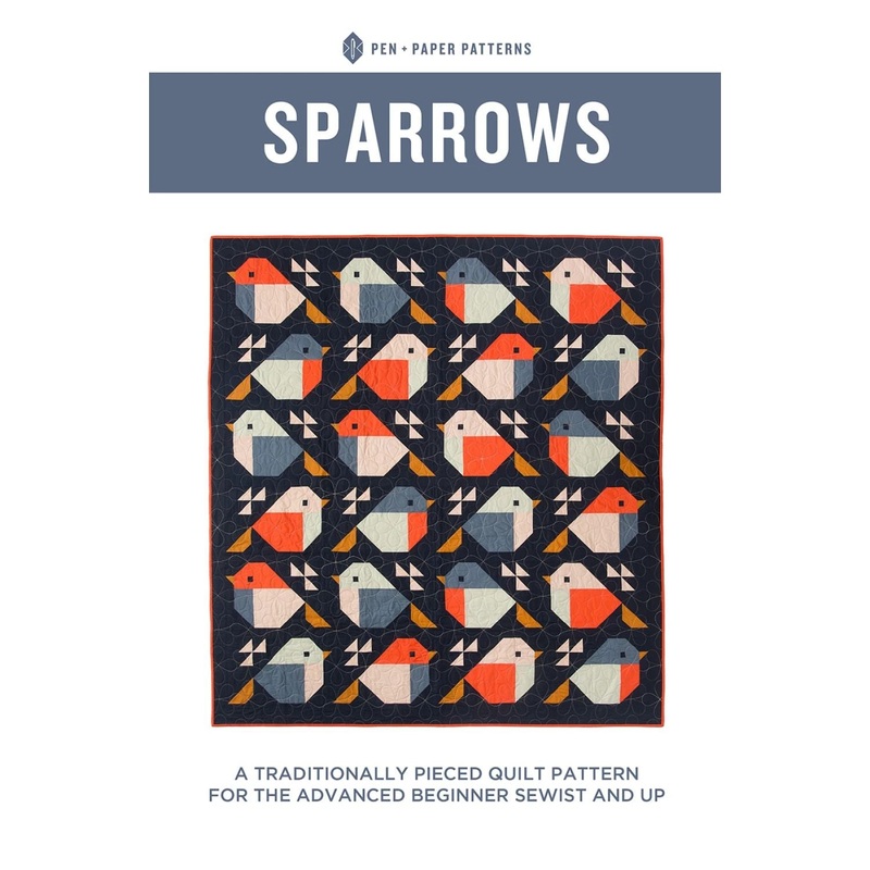 Quilt Pattern - Sparrows - 65.5 x 71