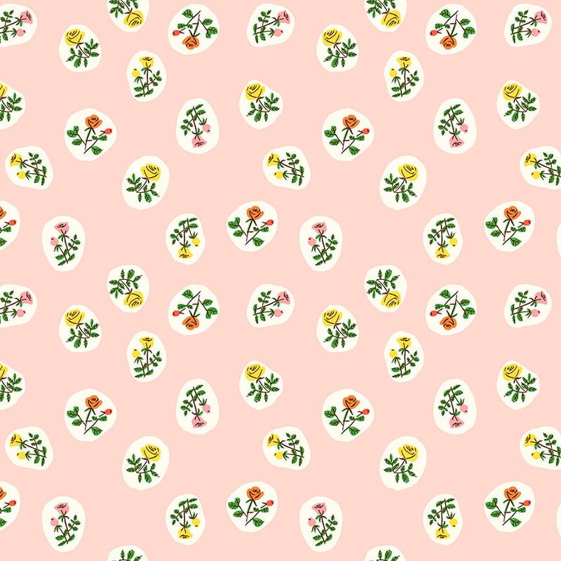 Studio Edit - Bouquet - Blush - Heather Ross - Windham Fabrics - 1/2 yd