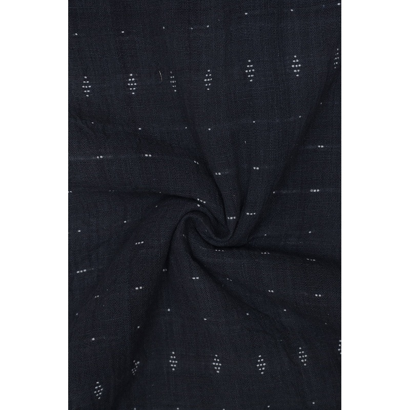 Black base Extraweft Kala cotton Fabric