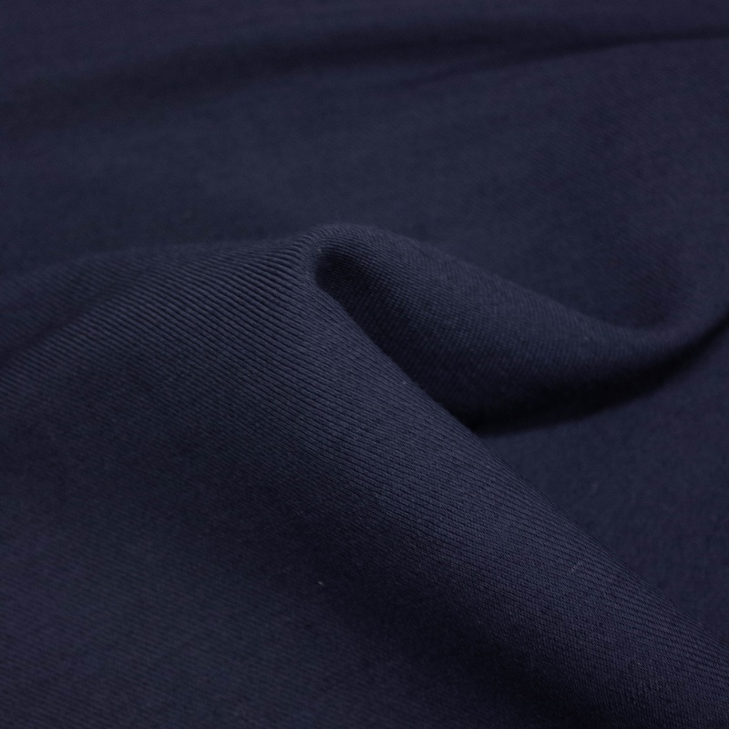 Kolter Dark Blue Wool Twill Fabric SHOWROOM SAMPLE 34CM X 60CM