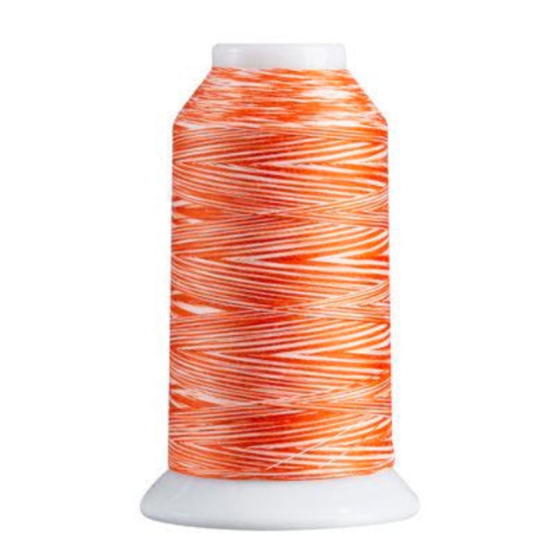 Superior Spirit Polyester Thread 818-variegated Orange/White 40wt/3ply