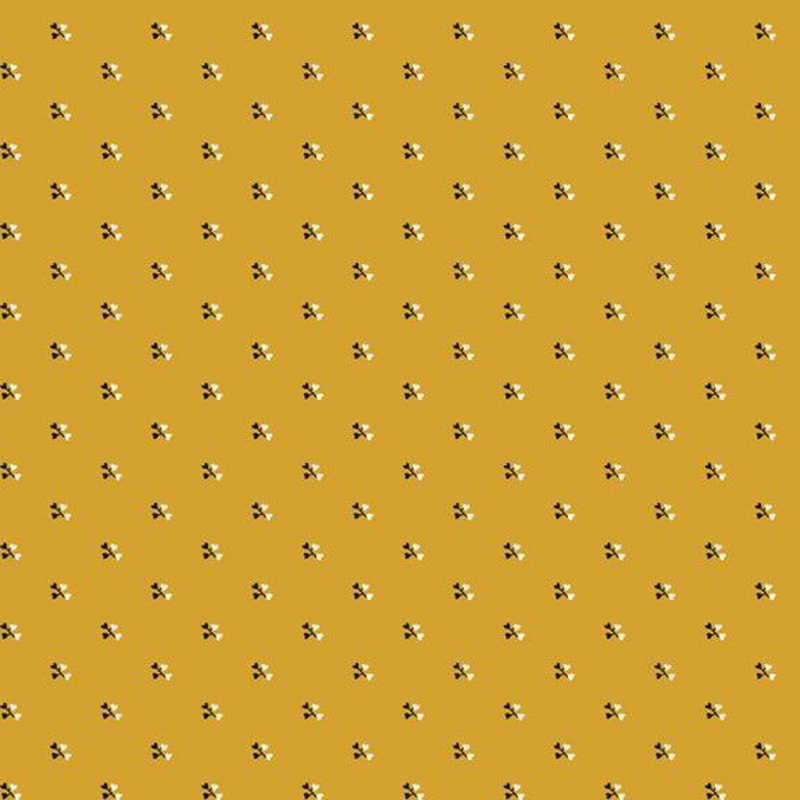 Woof and Warp Hearts Gold - R311127D GOLD - Marcus Fabrics