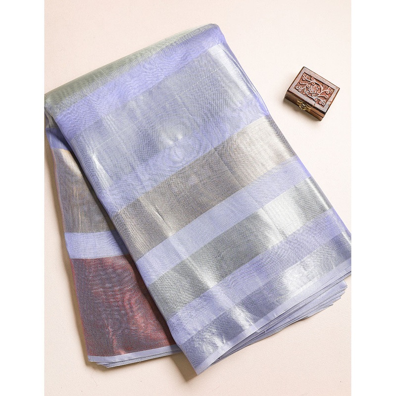 BANARAS TISSUE STRIPED SILK FABRIC