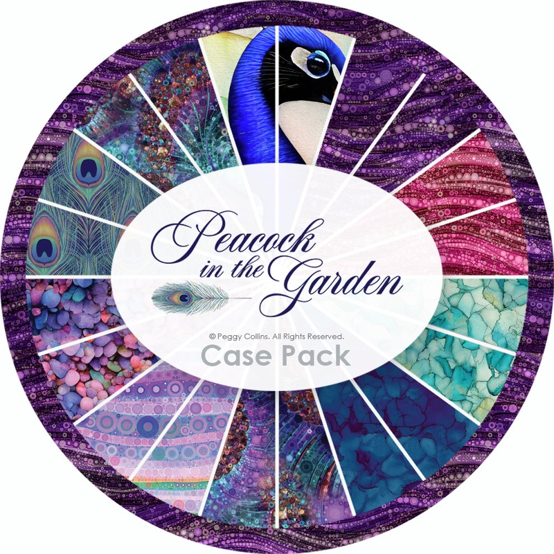 Peacock in the Garden Collection Super Stack Case Pack (135 Yards) Multi