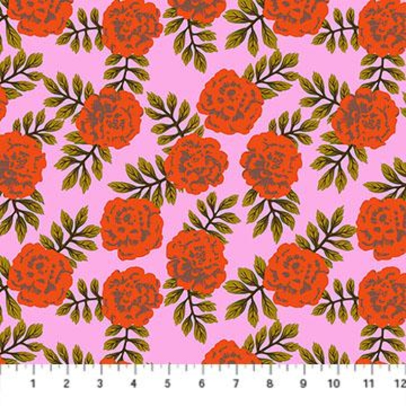 Yesterday Carnation Vivid Pink - AMT155-23L - Northcott Fabrics