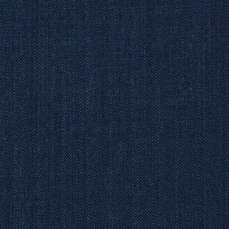 Medium Blue/Grey Herringbone Super 120's All Wool Suiting