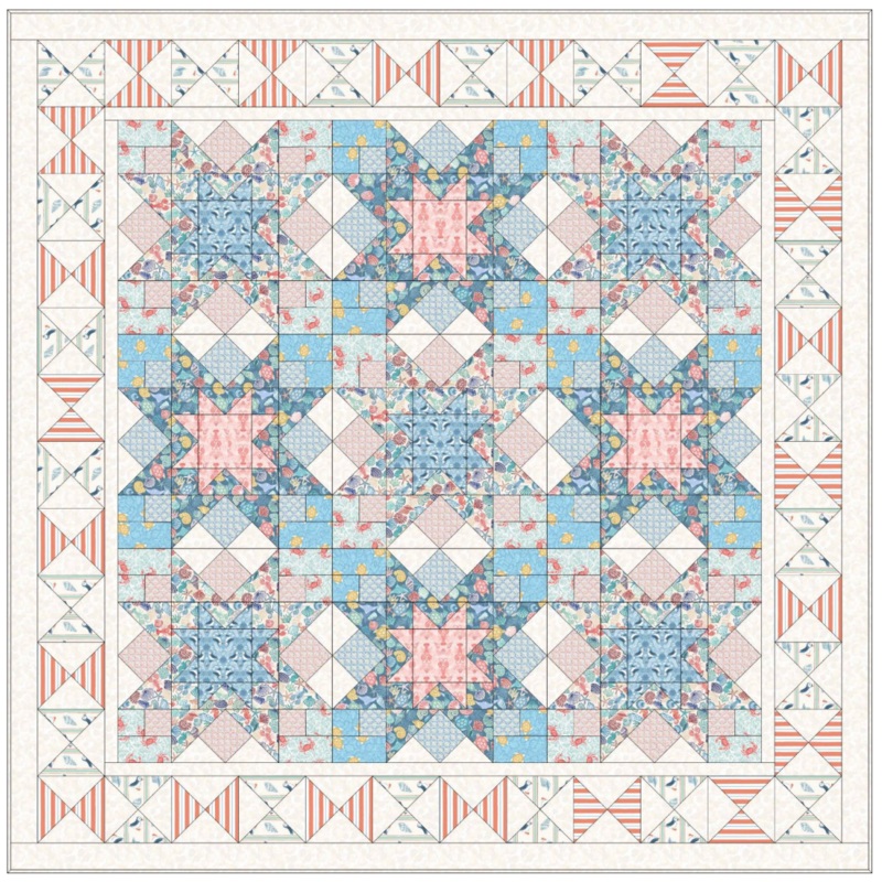 Seas the Day Quilt Kits - 4 Colorway Options!