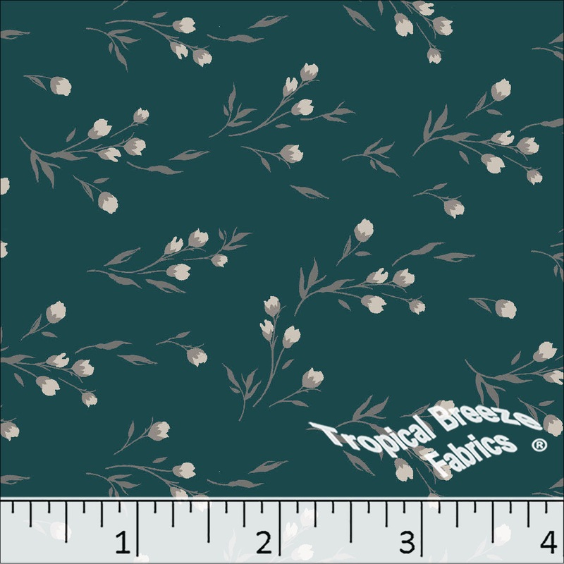 Standard Weave Poly Cotton Dress Fabric 6273 Pine Green