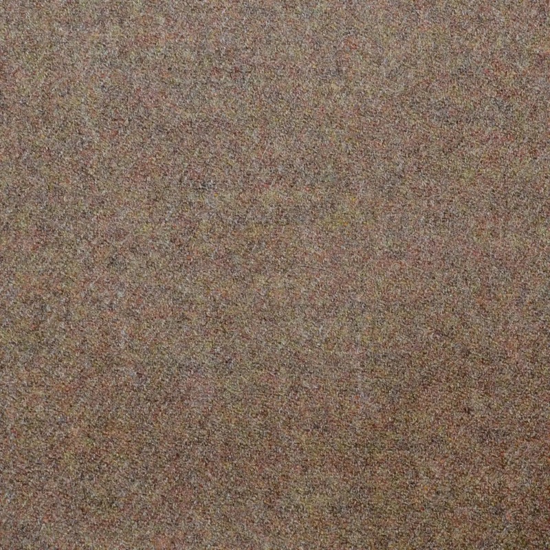 Tan Brown Plain Super 120's All Wool Flannel Suiting