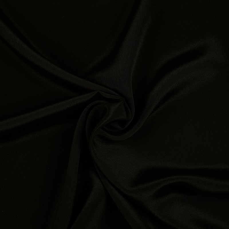 Ulla Black Silk - COUPON 60CM