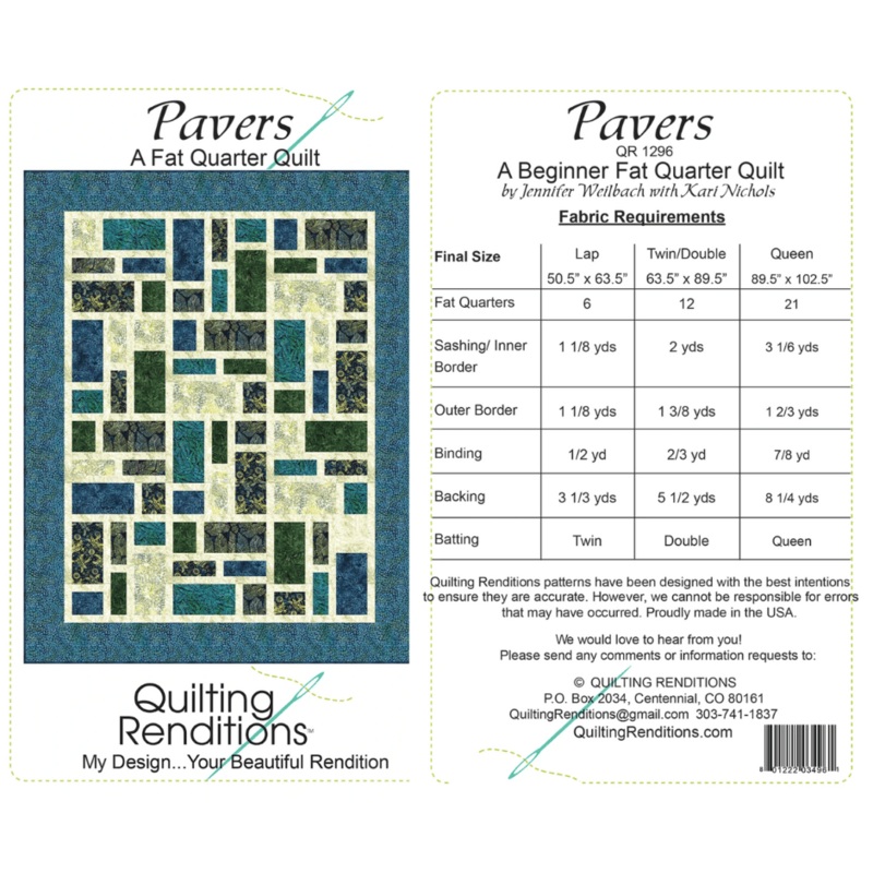 Pavers Quilt Pattern