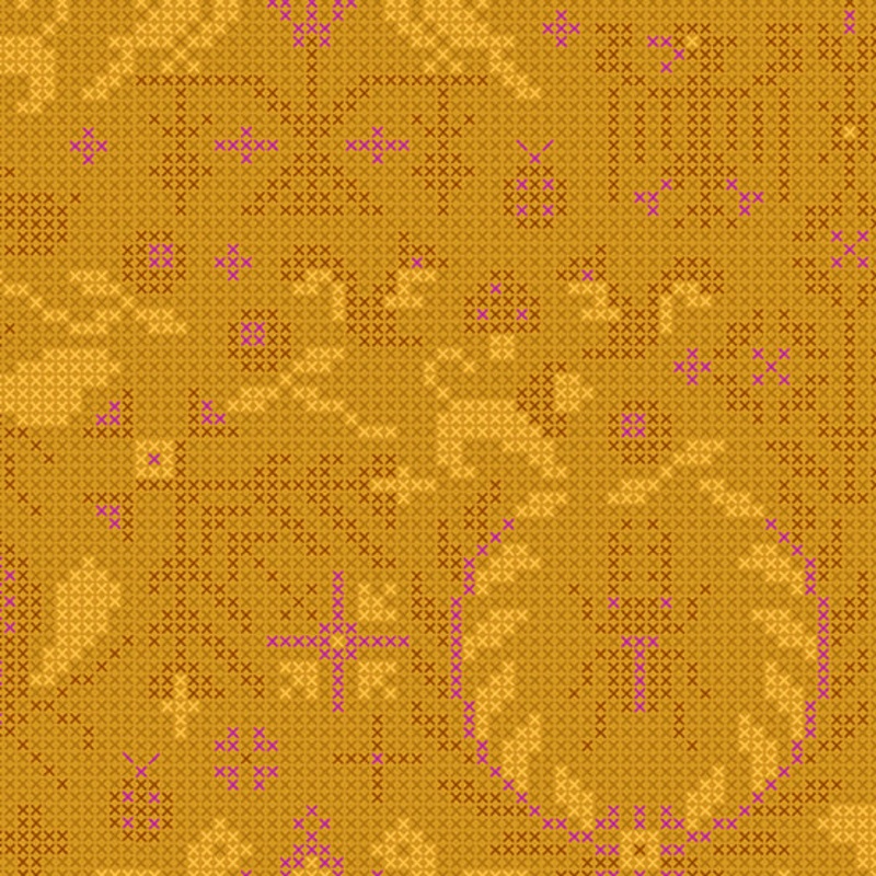 Sun Print 2022 | Alison Glass | Menagerie - Amber