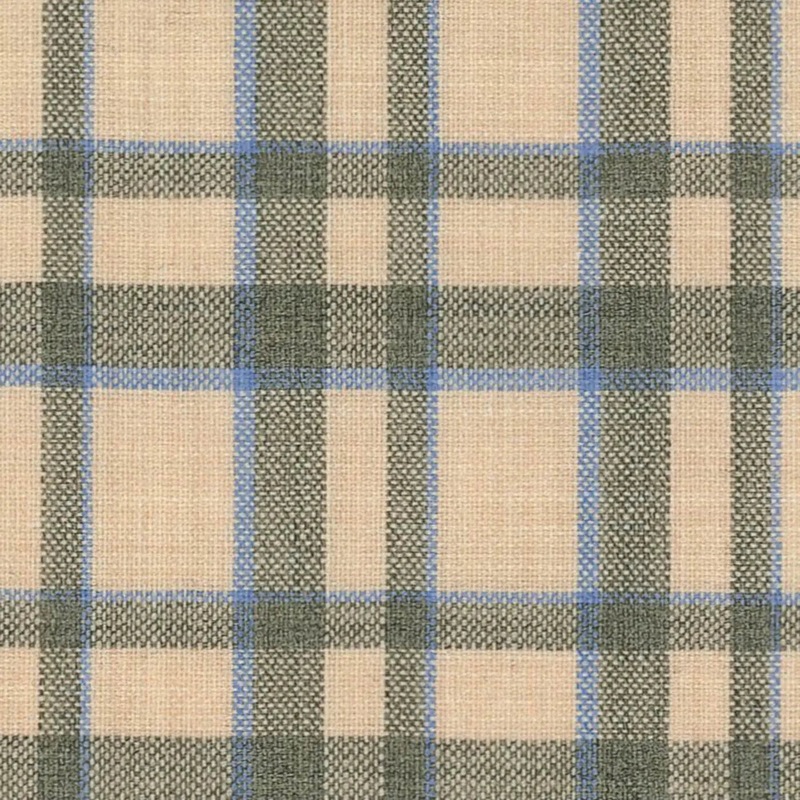 Beige and Tan with Light Blue Suiting/Jacketing All Wool Suiting By Holland & Sherry