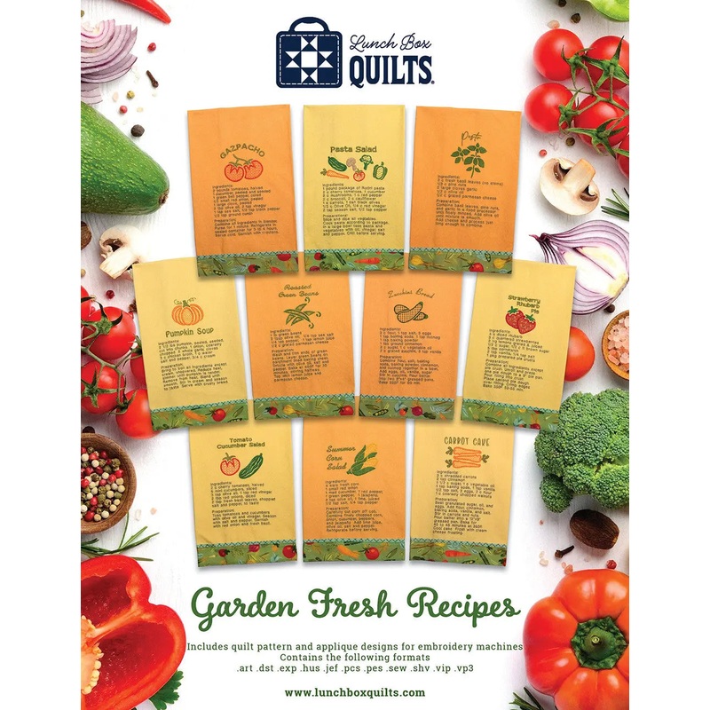 Garden Fresh Embroidery Recipe Collection