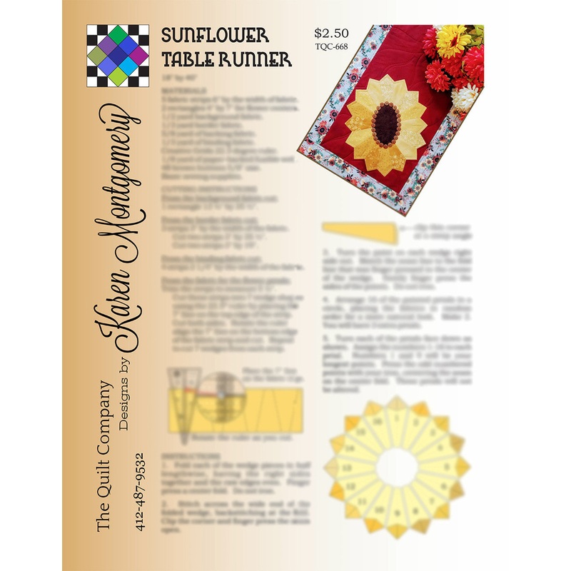 Project Sheet Sunflower Runner 12pk