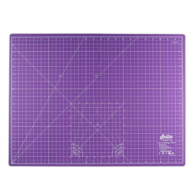 Sallie Tomato Purple A2 Foldable Cutting Mat