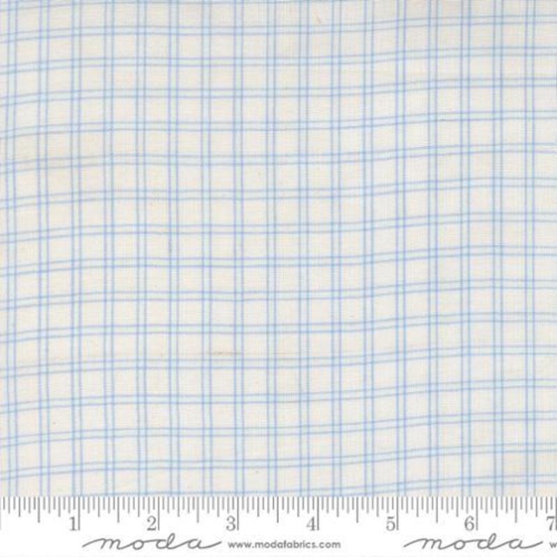 Summer Solstice Tattersall Waterfall Blue - 12224 18 - Moda Fabrics