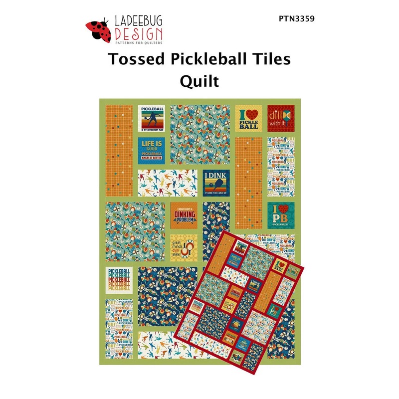 Tossed Pickleball Tiles