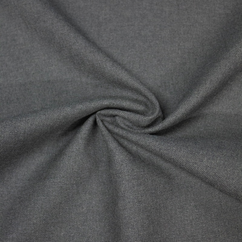 Floris Grey Wool Suiting Fabric