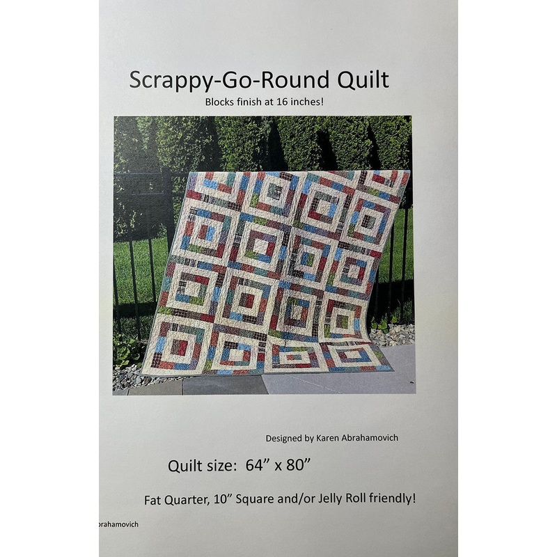 Scrappy Go Round Quilt Pattern