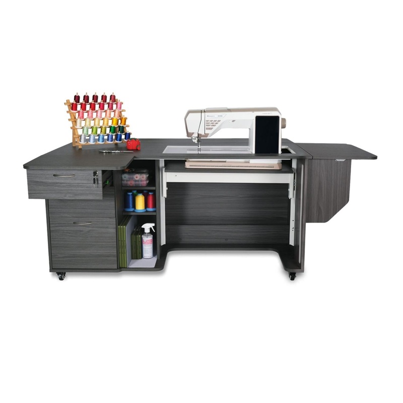 Sydney Lite XL Sewing Cabinet Hydraulic Lift Gray