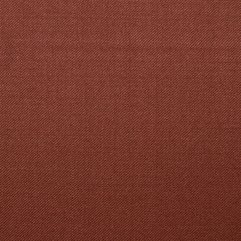 Burnt Orange Super 120's Gaberdine Worsted Wool Suiting By Holland & Sherry