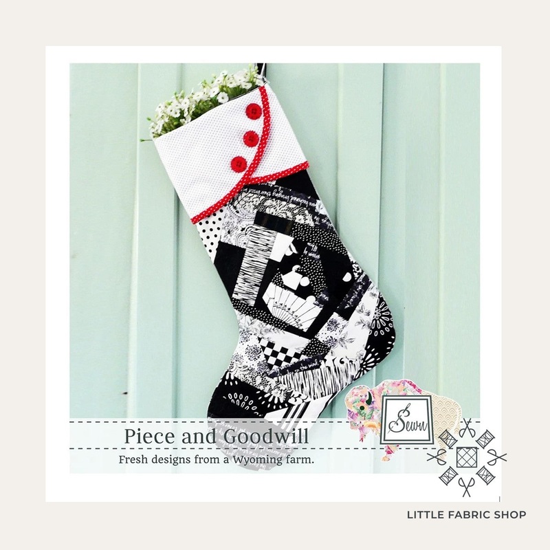 Piece and Goodwill Stocking | Christmas Pattern