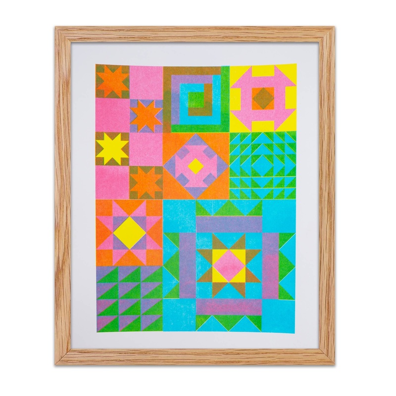 Quilt Riso Print (11x14)