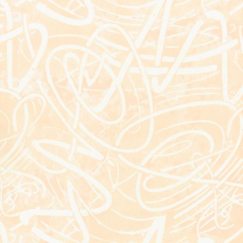 Scribbles Sketched Foliage Peach - 83084-52 - Banyan Batiks