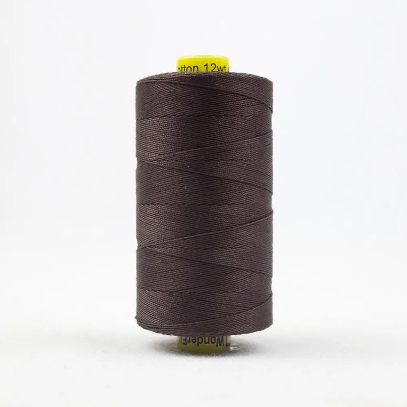 SP17 - Spagetti 12wt Egyptian Cotton Dark Chocolate Thread