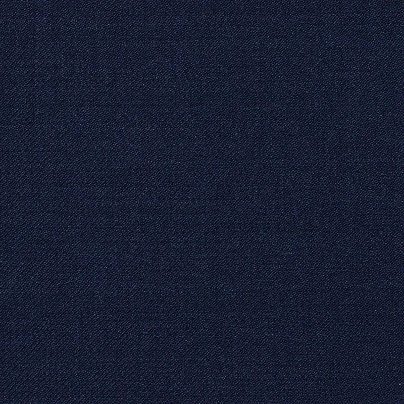 Navy Blue Plain Twill Super 120's All Wool Suiting