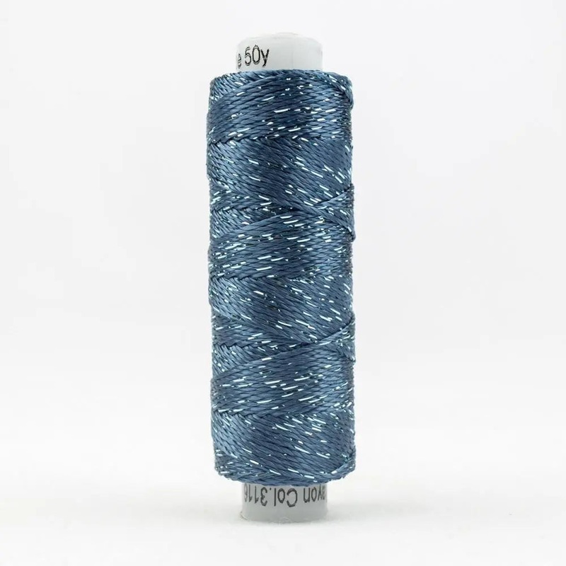 SSDZ3116 - Dazzle 8wt Rayon Majolica Blue Thread