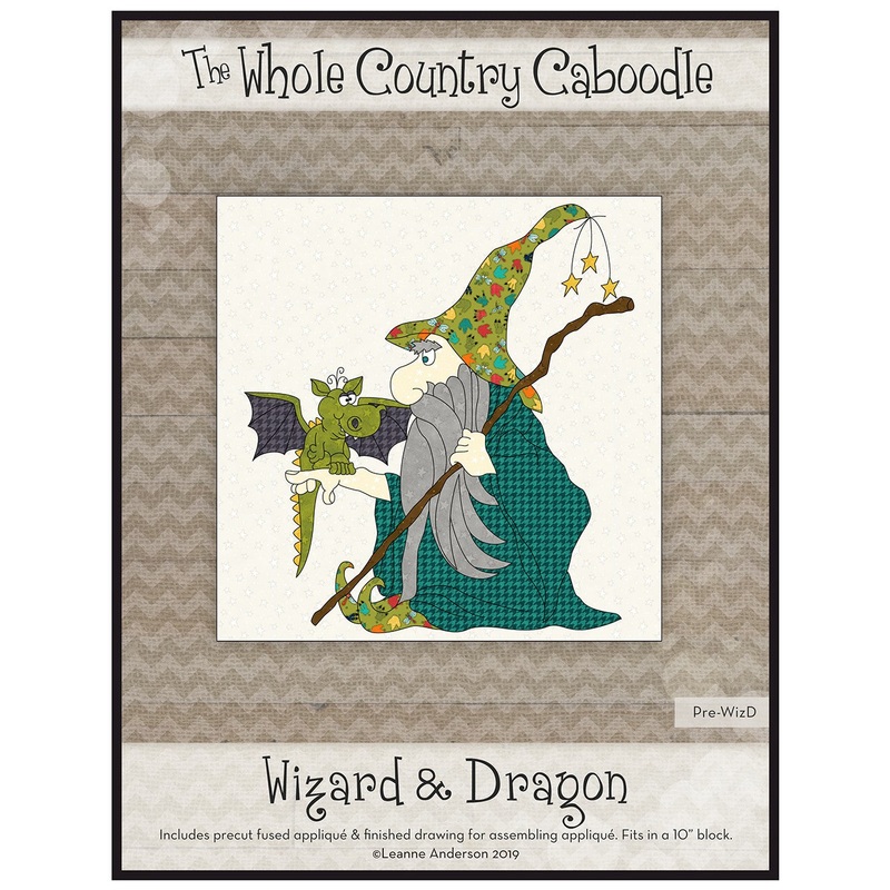 Wizard & Dragon Precut Fused Applique Pack