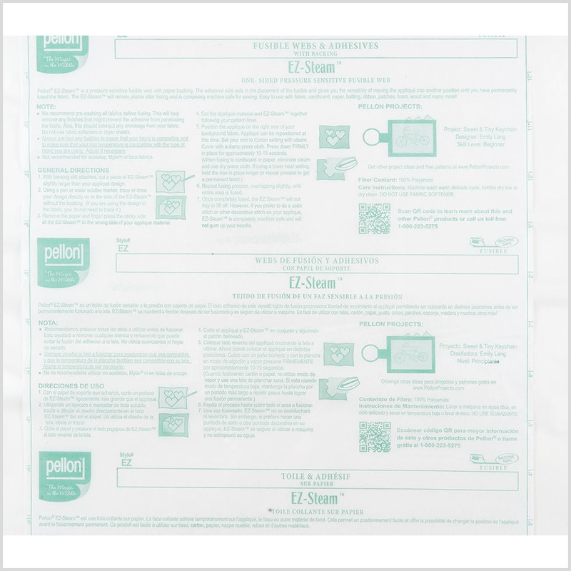 Pellon One-Sided Fusible Web w/ Paper Backing