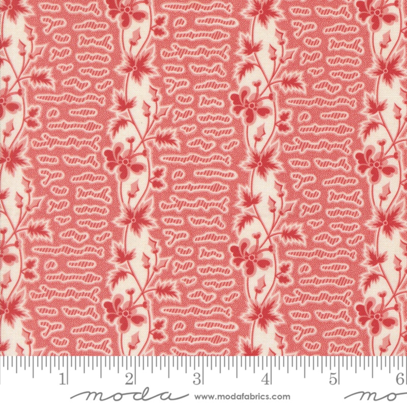 Sally's Stitches - Honey Stripes Floral - Sweet Pink